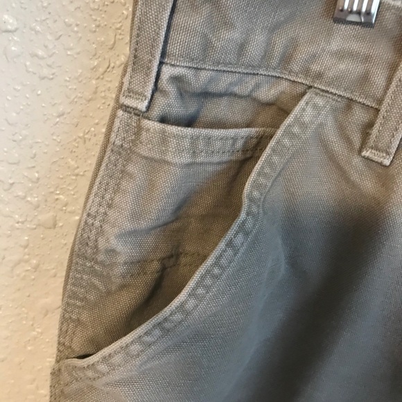 Carhartt Carpenter Durable Tan Cotton Pants 36x29 - Picture 3 of 10